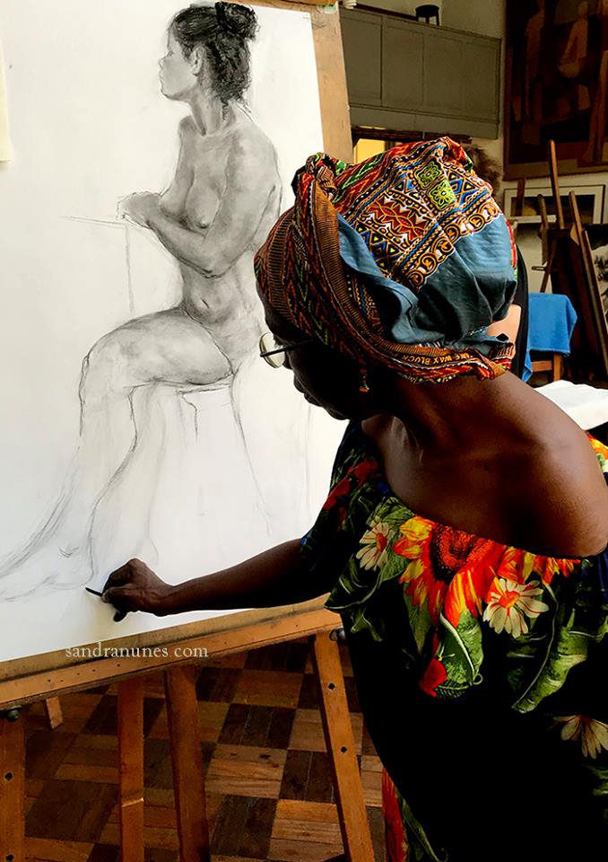 Sandra Nunes life drawing studio